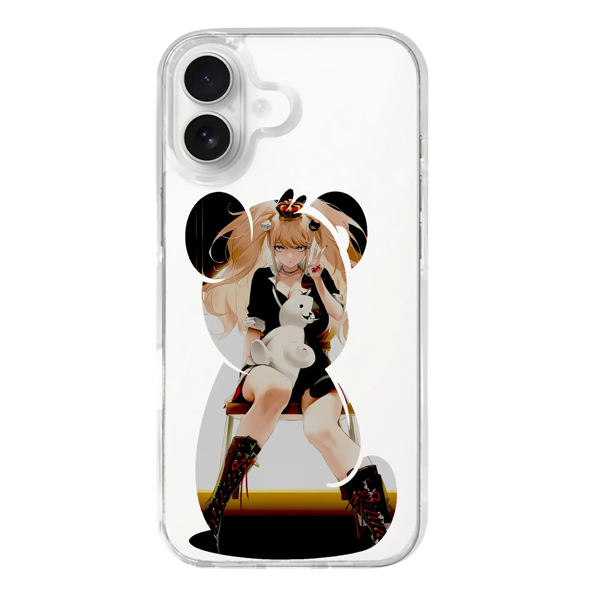 ダンガンロンパ グッズ,江ノ島盾子 - iPhone 17シリーズ 透明スマホケース – 薄型・耐衝撃・精密フィット保護カバー